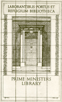 Book Plate for the Prime Ministers...