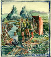 Group of Hikers, circa 1950