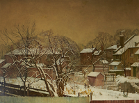 Snowfall in the Suburbs - A View...