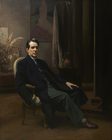 Self-portrait in Studio at Pembroke...