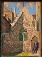 Parson looking for his keys, 1933