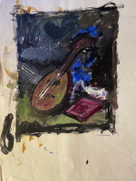 Design with flat backed mandolin
