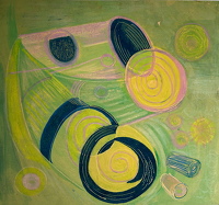 Abstract composition, spheres and cones