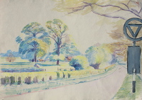 Road near Burghfield, Berks