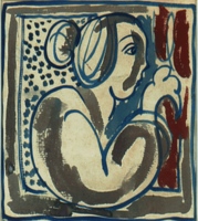 Portrait of a Girl in Profile
