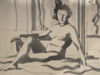Female nude, circa 1945-1950