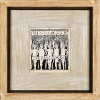 Design for Dings Club Songbook, 1890s