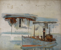 Study of a steam fishing trawler