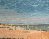 The beach at Pevensey, circa 1958
