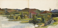 Panoramic estuary view
