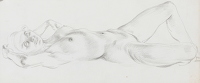 Sleeping Female Nude, c.1944
