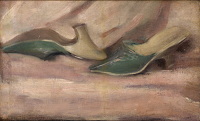 Discarded slippers, circa 1890