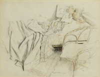 Peach's Bed. July 1934