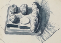 Still life of bread