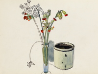 Still life with paint pot and...