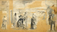 Cartoon for Winter, circa 1921