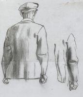 Study for The Garden, waist-up