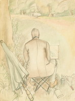 Portrait of the artist's husband