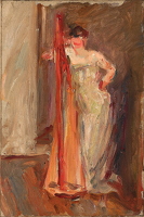 Femme a la harpe - circa 1905