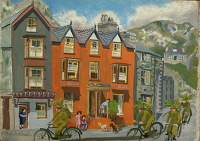 Riding into Barmouth 1944