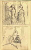 The waiting room, circa 1930