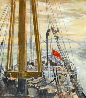Approaching the Bridge, 1935