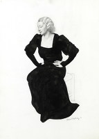 Portrait of a woman seated