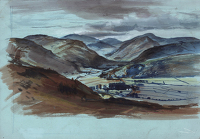 Mountain Landscape (recto)