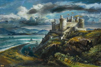 Reconstruction of Harlech Castle, 1970