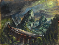 Train in a Landscape