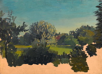 View from the Artist's studio, 1940's