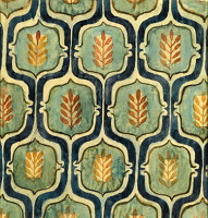 Textile Design - Small Pink & Green