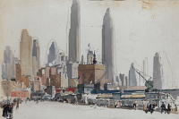 New York, Coenties Slip, circa 1940