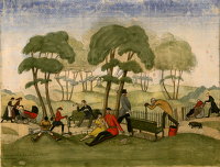 Design for drop-curtain