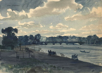 The Serpentine, Hyde Park, circa 1920