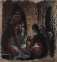 Study for Composition 'Supper at...