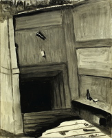 A dug-out at Ovillers, 1918