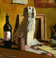 Still Life with Staffordshire Dog