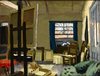 The artist's studio, circa 1938