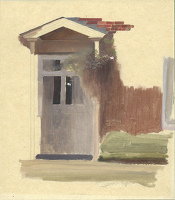 The Front Door of Line Holt Farm House