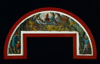 Study for the wall panel above the...