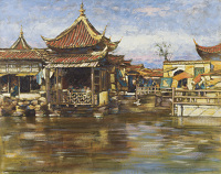 A Tea House, Shanghai, circa 1909