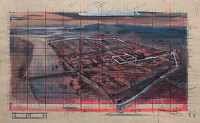 Reconstruction drawing: Roman Londinium