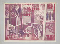 Interior with woodburners and plants