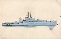 D69 -HMS Vendetta, circa 1940