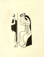Muse with crown
