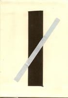Abstract collage with black and silver