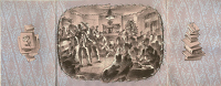 Christmas Card 3-fold, 1950