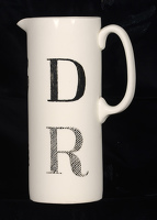 A pair of Hand-Decorated Ceramic Jugs
