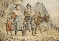 A family from Anticoli Corrardo